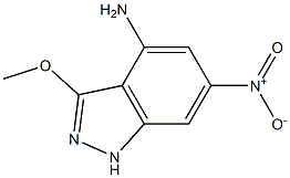 4-AMINO-3-METHOXY-6-NITROINDAZOLE Struktur