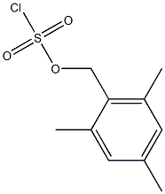 2,4,6-TRIMETHYLBENZYLSULFOCHLORIDE Struktur