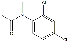 N-ACETYL-N-METHYL(2,4-DICHLORO)ANILINE Struktur