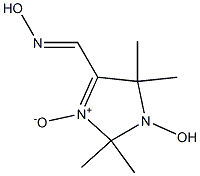 1-HYDROXY-2,2,5,5-TETRAMETHYL-4-HYDROXYIMINOMETHYL-3-IMIDAZOLINE-3-OXIDE Struktur