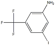 3-AMINO-5-IODO-1-TRIFLUOROMETHYLBENZENE Struktur