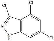 3,4,6-TRICHLOROINDAZOLE Struktur