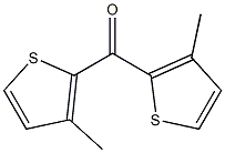 Bis(3-methyl-thiene-2-yl)ketone Struktur