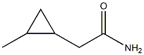 2-(2-Methylcyclopropyl)Acetamide Struktur