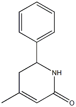 4-Methyl-6-Phenyl-5,6-Dihydropyridin-2(1H)-One Struktur