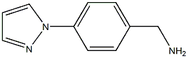 (4-(1H-pyrazol-1-yl)phenyl)methanamine Struktur