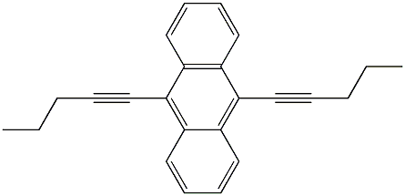 9,10-DIPENT-1-YNYLANTHRACENE Struktur