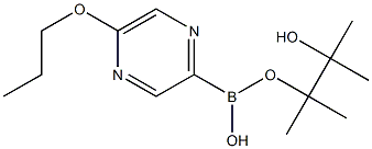 5-(N-PROPOXY)PYRAZINE-2-BORONIC ACID PINACOL ESTER Struktur