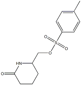 (6-OXOPIPERIDIN-2-YL)METHYL 4-METHYLBENZENESULFONATE Struktur