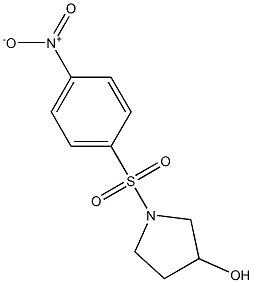 1-(4-NITRO-BENZENESULFONYL)-PYRROLIDIN-3-OL Struktur