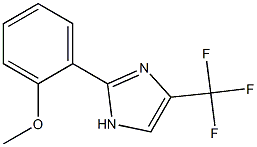 2-(2-METHOXY-PHENYL)-4-TRIFLUOROMETHYL-1H-IMIDAZOLE Struktur