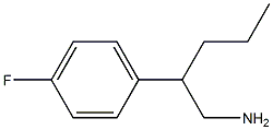 2-(4-FLUOROPHENYL)PENTAN-1-AMINE Struktur