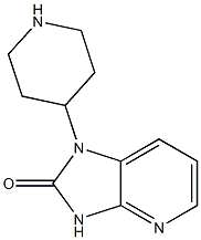 2-OXO-1-(4-PIPERIDINYL)-2,3-DIHYRO-1H-IMIDAZO[4,5-B]PYRIDINE Struktur