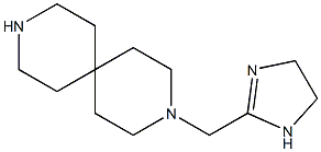 3-(4,5-DIHYDRO-1H-IMIDAZOL-2-YLMETHYL)-3,9-DIAZA-SPIRO[5.5]UNDECANE Struktur