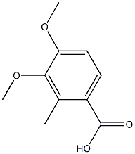 3,4-DIMETHOXYL-O-TOLUIC ACID Struktur