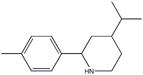 4-ISOPROPYL-2-(4-METHYLPHENYL)PIPERIDINE Struktur