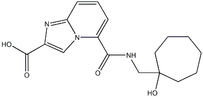 5-[(1-HYDROXY-CYCLOHEPTYLMETHYL)-CARBAMOYL]-IMIDAZO[1,2-A]PYRIDINE-2-CARBOXYLIC ACID