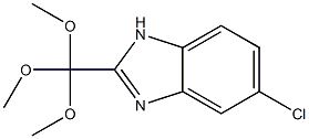 5-CHLORO-2-(TRIMETHOXYMETHYL)-1H-BENZIMIDAZOLE Struktur