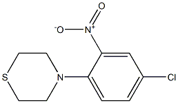 4-(4-chloro-2-nitrophenyl)thiomorpholine Struktur