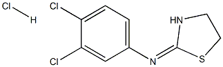 3,4-dichloro-N-(1,3-thiazolan-2-yliden)aniline hydrachloride Struktur