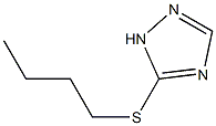 butyl 1H-1,2,4-triazol-5-yl sulfide Struktur