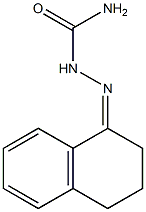 2-(1,2,3,4-tetrahydronaphthalen-1-yliden)hydrazine-1-carboxamide Struktur