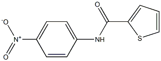 N-(4-nitrophenyl)-2-thiophenecarboxamide Struktur