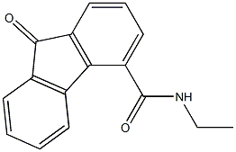 N4-ethyl-9-oxo-9H-fluorene-4-carboxamide Struktur