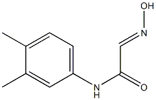 N1-(3,4-dimethylphenyl)-2-hydroxyiminoacetamide Struktur