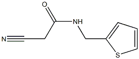 N1-(2-thienylmethyl)-2-cyanoacetamide Struktur