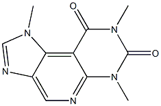 1,6,8-trimethyl-1H-imidazo[4',5':4,5]pyrido[2,3-d]pyrimidine-7,9(6H,8H)-dione Struktur