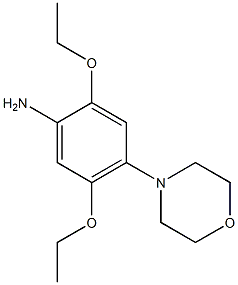 2,5-diethoxy-4-morpholin-4-ylaniline Struktur