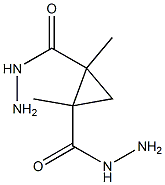 1,2-dimethylcyclopropane-1,2-dicarbohydrazide Struktur