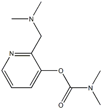 2-[(dimethylamino)methyl]-3-pyridyl N,N-dimethylcarbamate Struktur