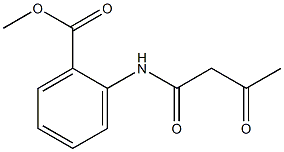 methyl 2-(acetoacetylamino)benzoate Struktur