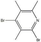 2,4-dibromo-3,5,6-trimethylpyridine Struktur