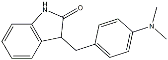 3-[4-(dimethylamino)benzyl]indolin-2-one Struktur