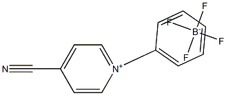 4-cyano-1-phenylpyridinium tetrafluoroborate Struktur