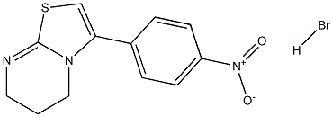 3-(4-nitrophenyl)-6,7-dihydro-5H-pyrimido[2,1-b][1,3]thiazole hydrobromide Struktur