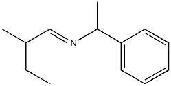 N1-(2-methylbutylidene)-1-phenylethan-1-amine Struktur