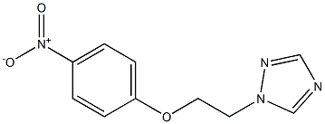 4-nitrophenyl 2-(1H-1,2,4-triazol-1-yl)ethyl ether Struktur