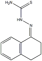 2-(1,2,3,4-tetrahydronaphthalen-1-yliden)hydrazine-1-carbothioamide Struktur