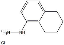 2-(5,6,7,8-tetrahydro-1-naphthalenyl)hydrazinium chloride Struktur