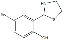 2-(5-Bromo-2-hydroxyphenyl)thiazolidine Struktur