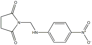 1-[(4-nitroanilino)methyl]pyrrolidine-2,5-dione Struktur