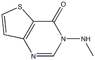 3-(methylamino)-3,4-dihydrothieno[3,2-d]pyrimidin-4-one Struktur