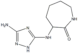 3-[(3-amino-1H-1,2,4-triazol-5-yl)amino]azepan-2-one Struktur