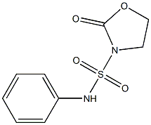 2-oxo-N-phenyl-1,3-oxazolane-3-sulfonamide Struktur