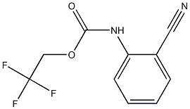 2,2,2-trifluoroethyl 2-cyanophenylcarbamate Struktur