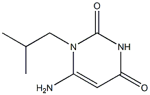 6-Amino-1-isobutyl-1H-pyrimidine-2,4-dione Struktur